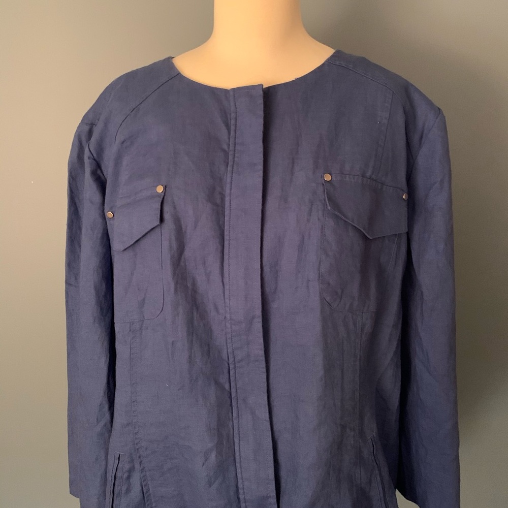 Chico’s Jacket - Linen - Picture 3 of 5